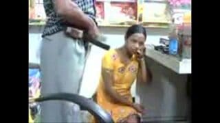 Hardcore fucking hot married tamil girl xxx inside the shop
