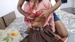 xhamster19 Indian XXX hot teen school girl first time sex with teacher for marks