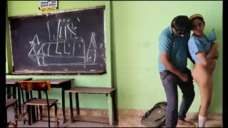 Fsiblog XXX Young School Girl Sex in Uniform Caught in Classroom with teacher