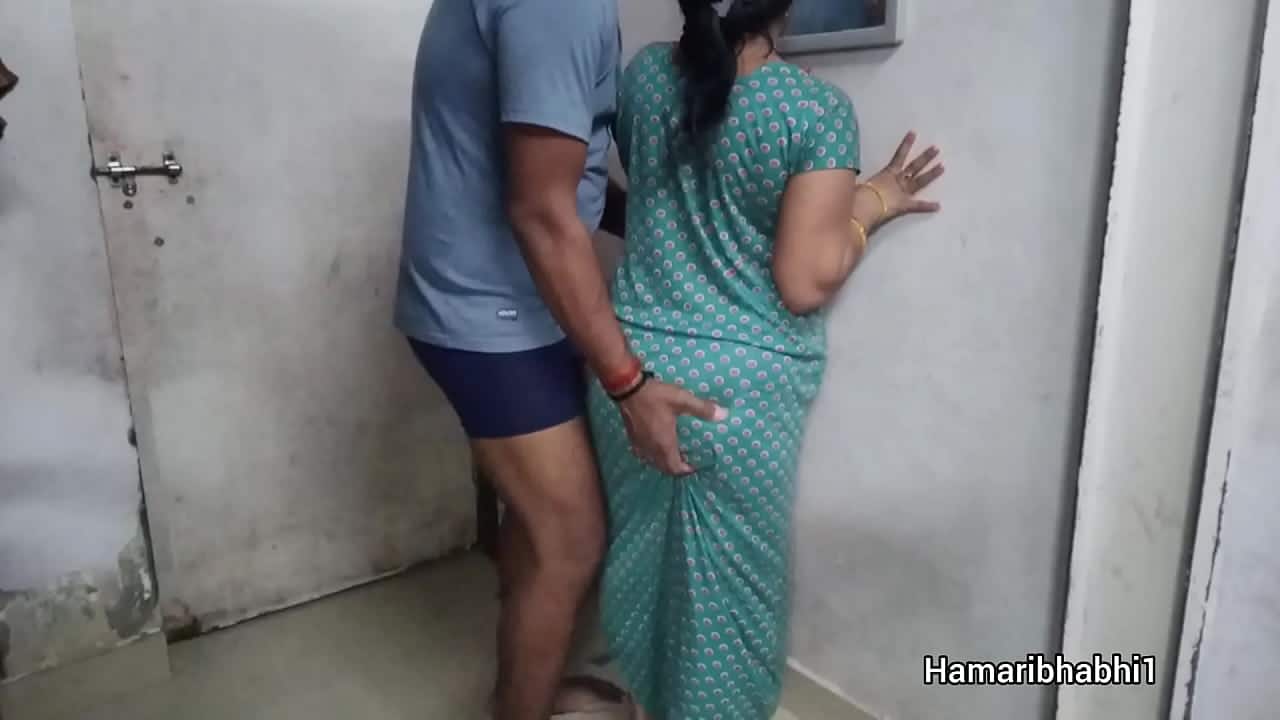 Fsiblog Hindi XXX hot Indian desi big ass bhabhi sex with devar in sexy gown.