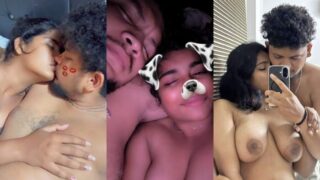 Fsiblog Horny Couple Romance Busty Gf Fucking & Kissing Passionately in Hotel Room full videos