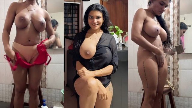 Resmi Nair Stripping and Pee Latest Hot Video